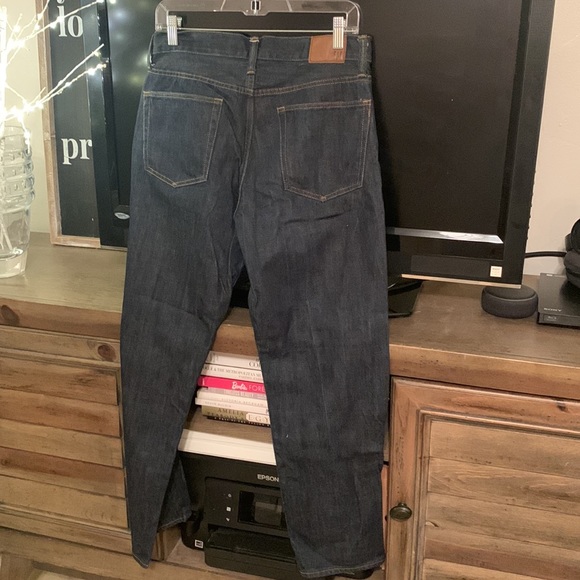 Gap 1969 MEN Jeans Dark Blue Rinse Gap Size 32 Waist 30 Length Straight Leg - Picture 9 of 9